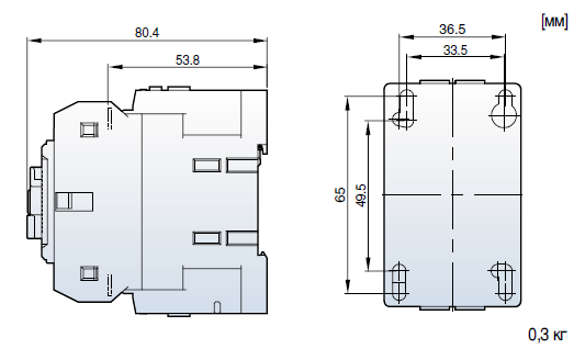 MC-18a AC220V 50Hz 1a, Screw (Metasol) контактор силовой - фото3